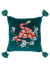 Green Kingsnake Cushion