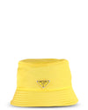 Yellow Nylon Bucket Hat