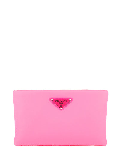 Nylon Padded Medium Clutch