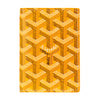 yellow goyard leather Saint Marc card holder wallet front