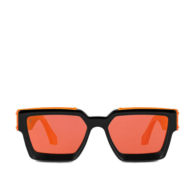 Louis Vuitton 1.1 Millionaires Sunglasses Black/Orange Men's - FW21 - US
