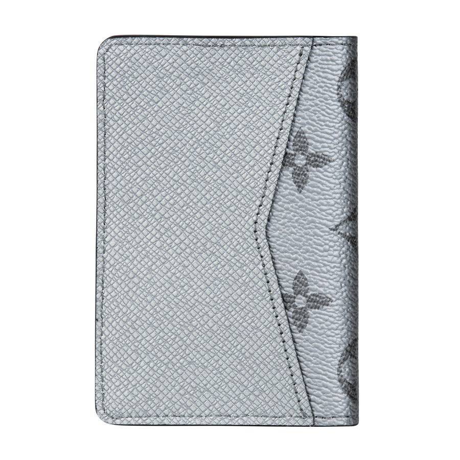 louis vuitton monogram silver pocket organizer wallet back 900x