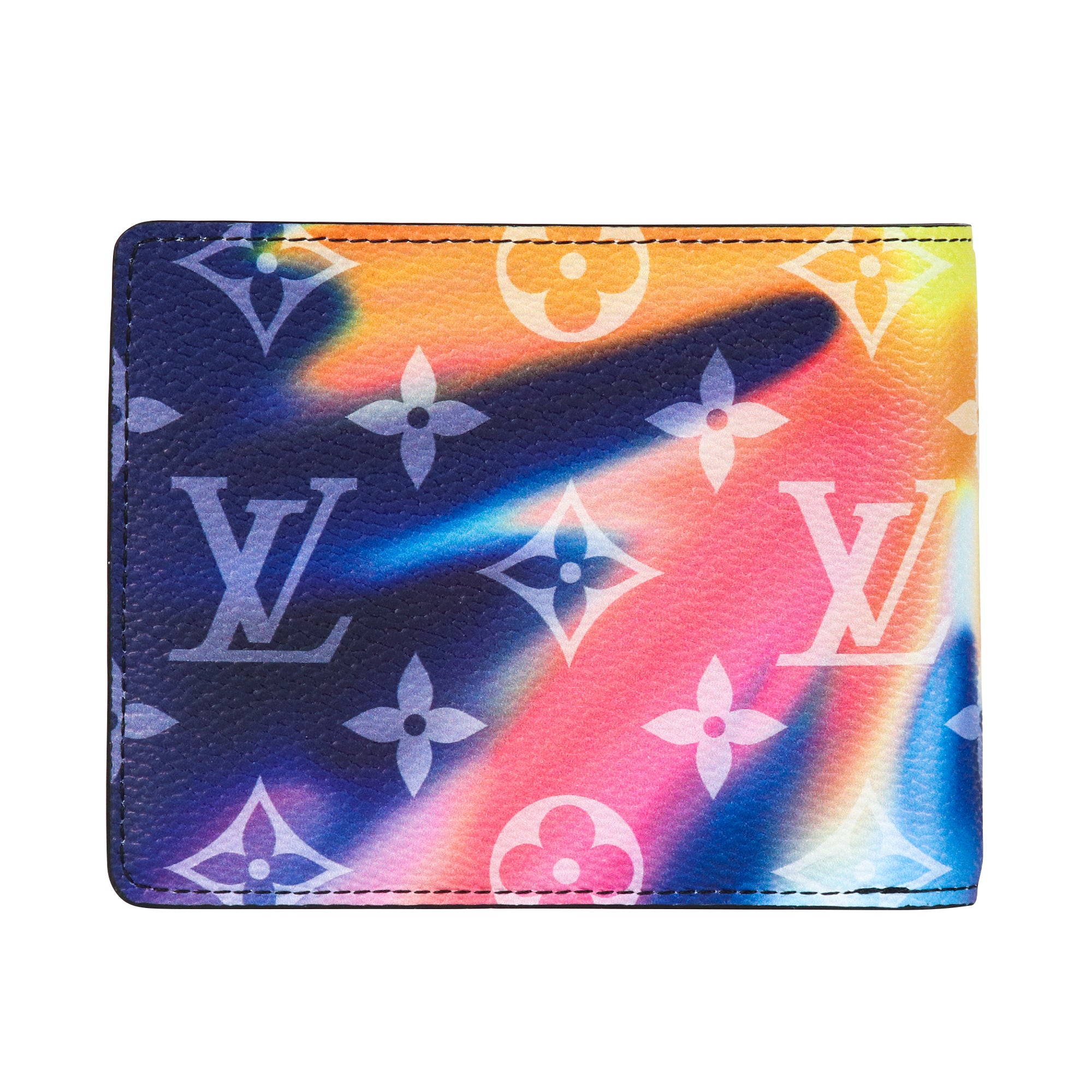 lv multicolor card holder