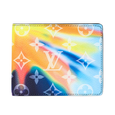 multicolor louis vuitton monogram sunset multiple wallet front