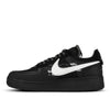 nike off white air force 1 low black white sneakers shoes by virgil abloh